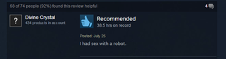 Illustration for article titled Fallout: New Vegas, As Told By Steam Reviews